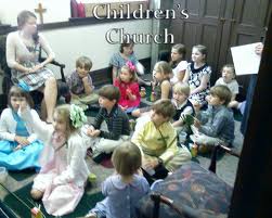 Children at Church Image