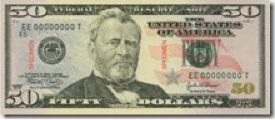 50 dollar bill