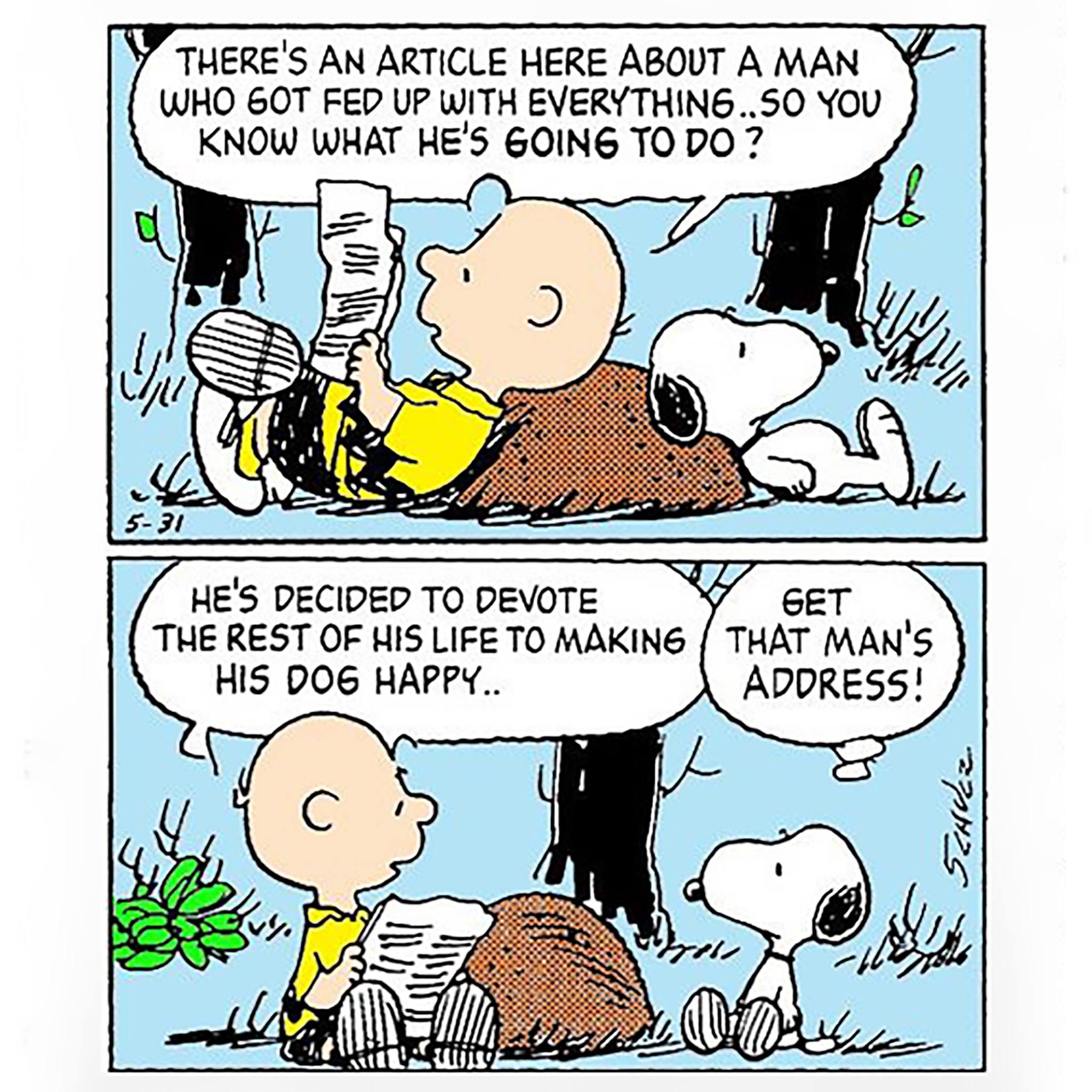 Day Brightener - Charlie Brown And Friends | Loren Berg's Blog